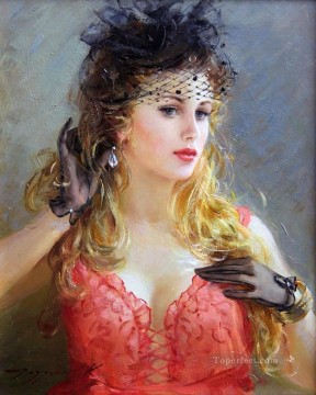 Women Painting - Beautiful Girl KR 010 Impressionist